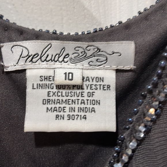 Sequined dark grey dress. - Picture 3 of 3